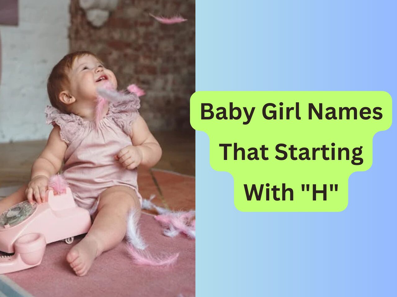 Baby Girl Names That Starting With H