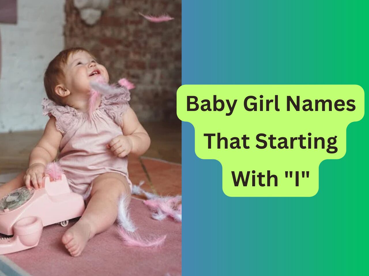 Baby Girl Names That Starting With I