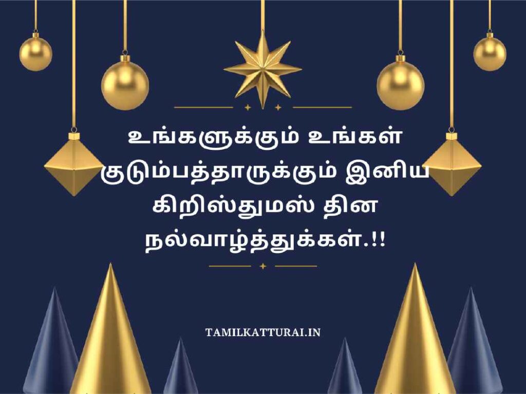 Christmas Wishes In Tamil